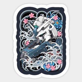 Hi Nu Gundam Tattoo Sticker